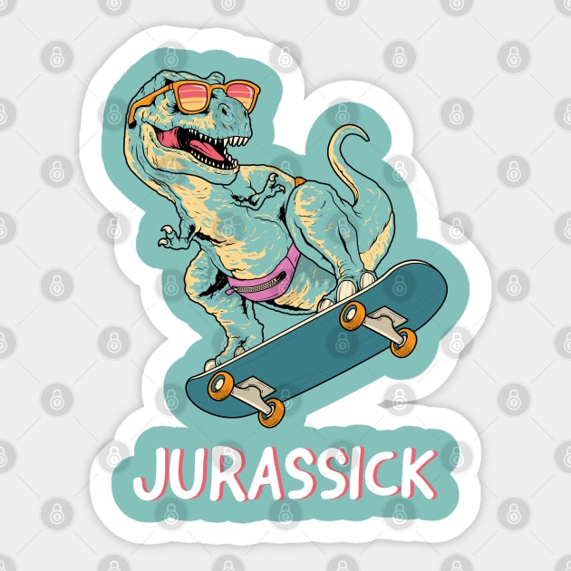 Jurassick Sticker by GoshWow®